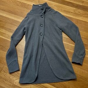 REI Women’s XS Charcoal Grey Long Cardigan Sweater